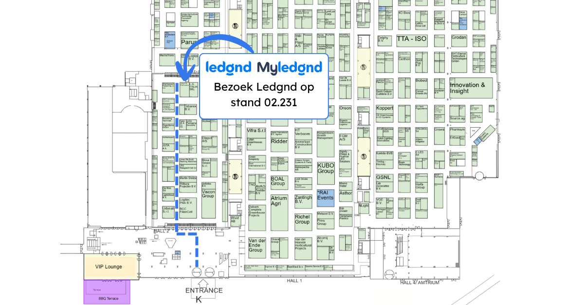 GreenTech Amsterdam 2026 Plattegrond